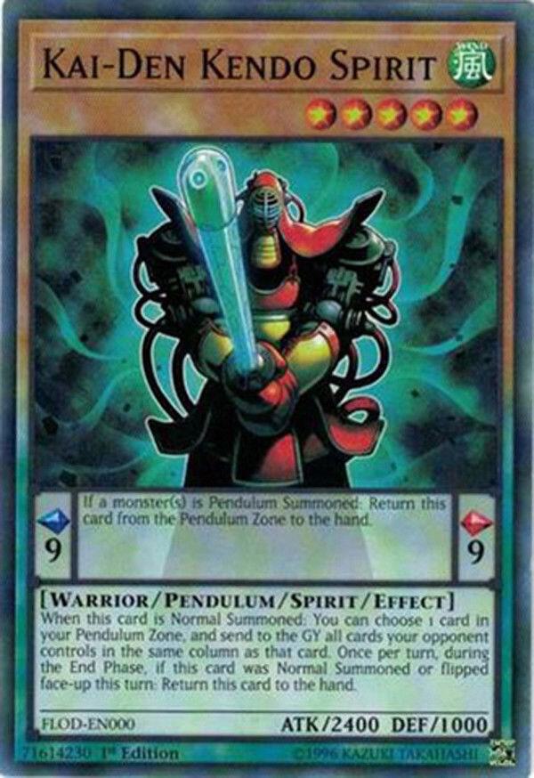 Kai-Den Kendo Spirit FLOD-EN000 card from Flames of Destruction