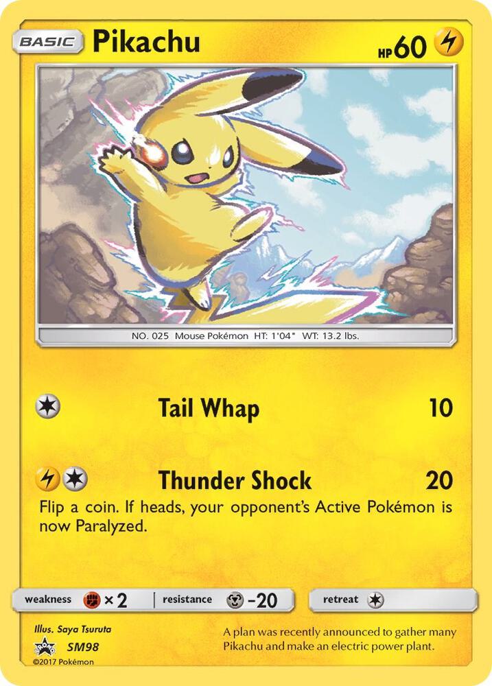 Pikachu SM98 card from SM Promos