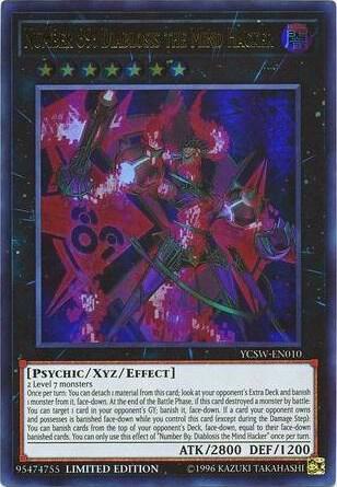 Number 89: Diablosis the Mind Hacker YCSW-EN010 card from Yu-Gi-Oh! Championship Series Prize Cards