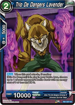 Trio De Dangers Lavender TB1-037 card from Tournament of Power
