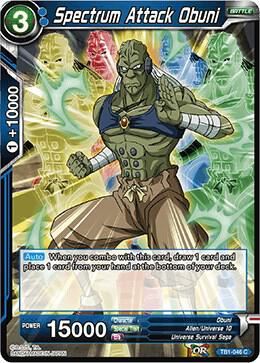 Spectrum Attack Obuni TB1-046 card from Tournament of Power