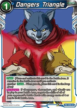 Dangers Triangle TB1-048 card from Tournament of Power