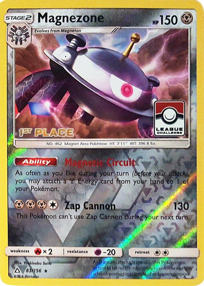Magnezone - 83/156 (League Challenge) [1st Place] 083/156 card from League & Championship Cards