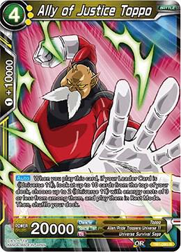 Ally of Justice Toppo TB1-080 card from Tournament of Power