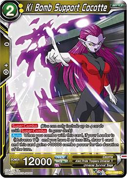 Ki Bomb Support Cocotte TB1-088 card from Tournament of Power