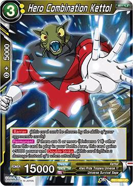 Hero Combination Kettol TB1-089 card from Tournament of Power