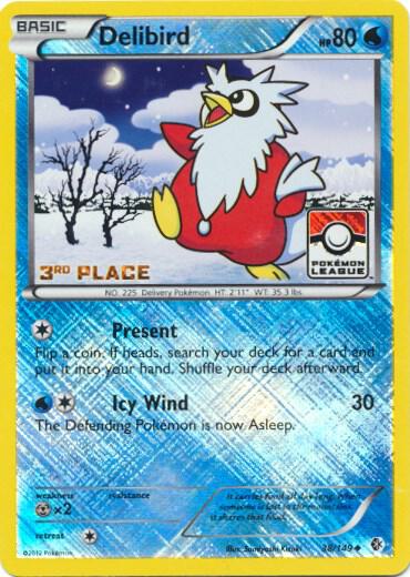 Delibird - 38/149 (Pokemon League) [3rd Place] 038/149 card from League & Championship Cards