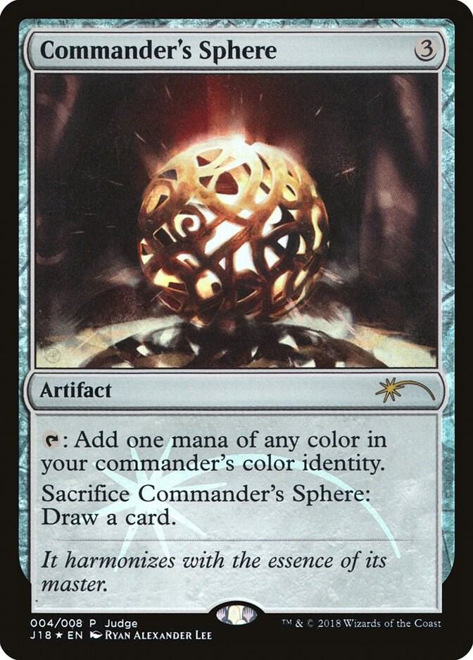 Commander's Sphere 4 card from Judge Promos