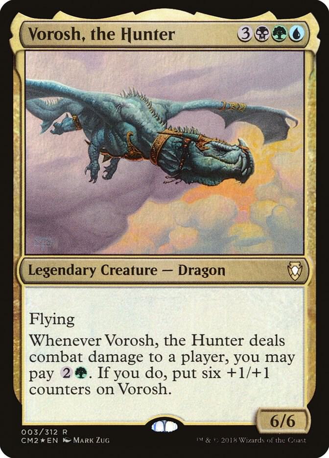 Vorosh, the Hunter 3 card from Commander Anthology Volume II