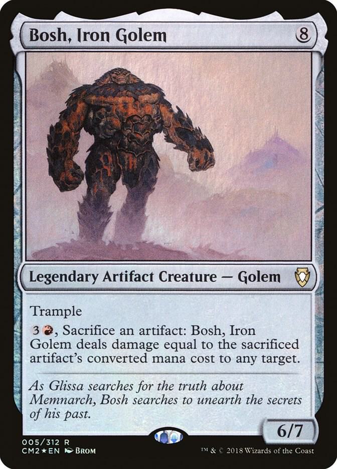 Bosh, Iron Golem 5 card from Commander Anthology Volume II