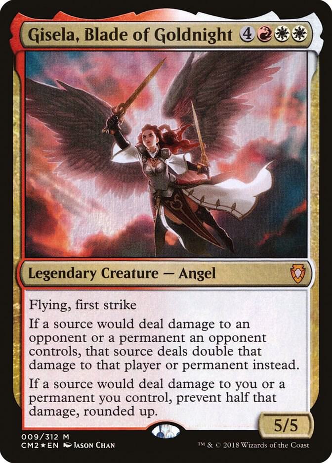 Gisela, Blade of Goldnight 9 card from Commander Anthology Volume II
