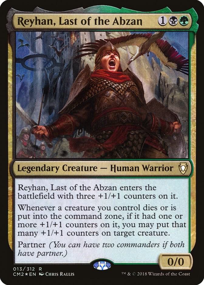 Reyhan, Last of the Abzan 13 card from Commander Anthology Volume II