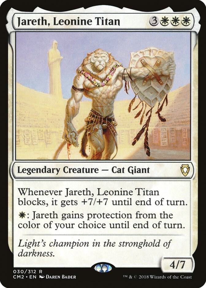 Jareth, Leonine Titan 30 card from Commander Anthology Volume II