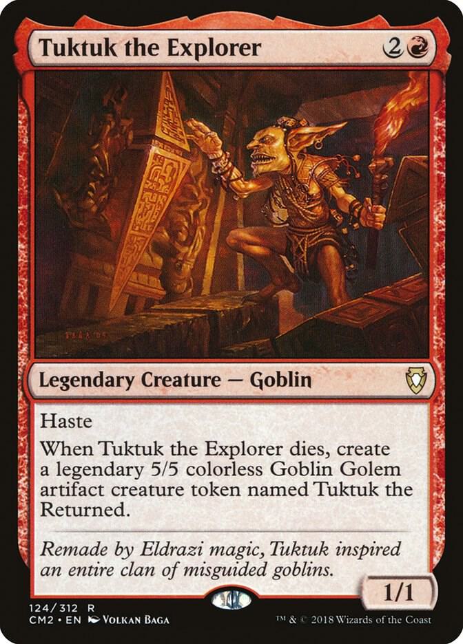 Tuktuk the Explorer 124 card from Commander Anthology Volume II