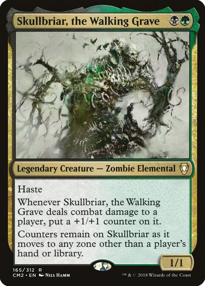 Skullbriar, the Walking Grave 165 card from Commander Anthology Volume II