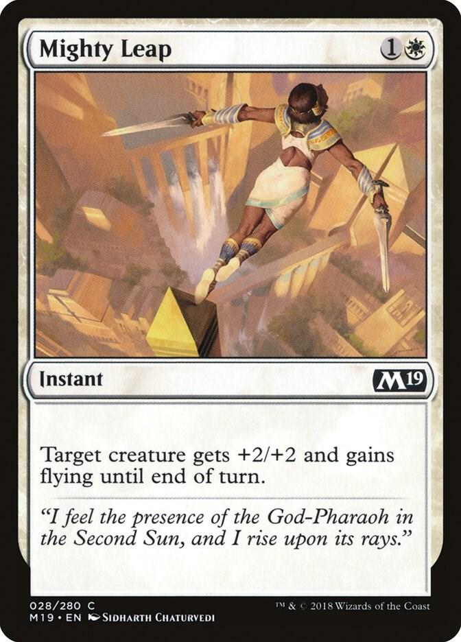 Mighty Leap 28 card from Core Set 2019