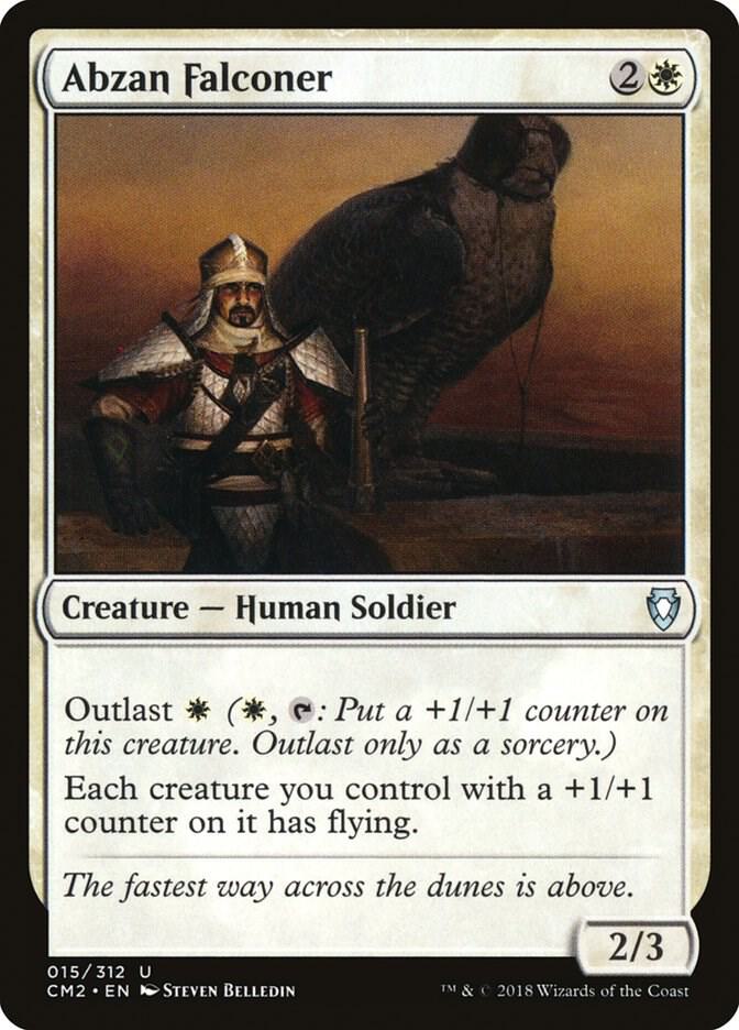 Abzan Falconer 15 card from Commander Anthology Volume II