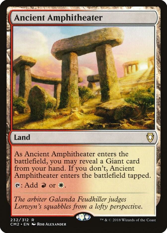 Ancient Amphitheater 232 card from Commander Anthology Volume II