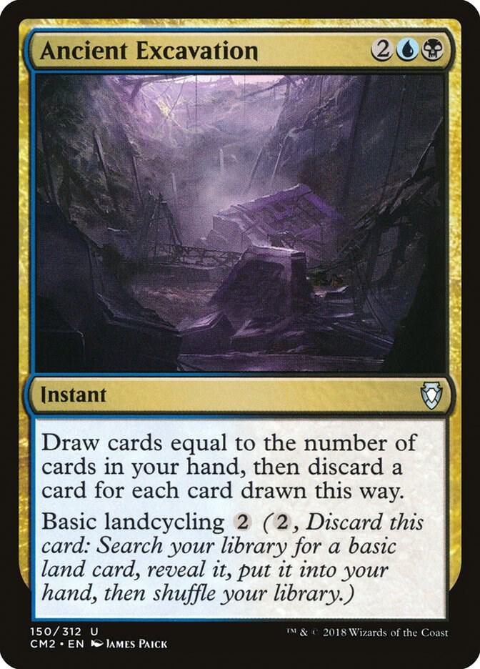 Ancient Excavation 150 card from Commander Anthology Volume II