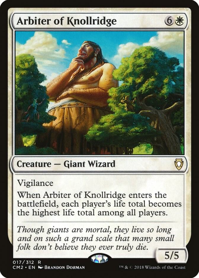 Arbiter of Knollridge 17 card from Commander Anthology Volume II