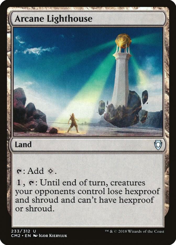 Arcane Lighthouse 233 card from Commander Anthology Volume II
