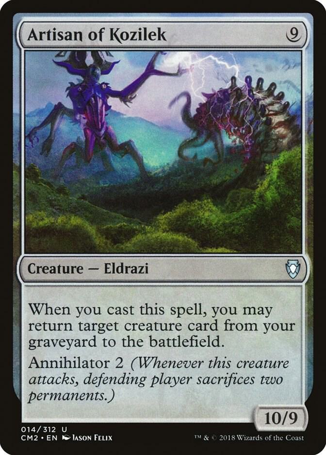 Artisan of Kozilek 14 card from Commander Anthology Volume II