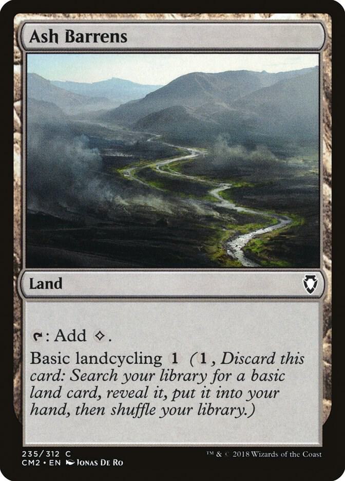 Ash Barrens 235 card from Commander Anthology Volume II