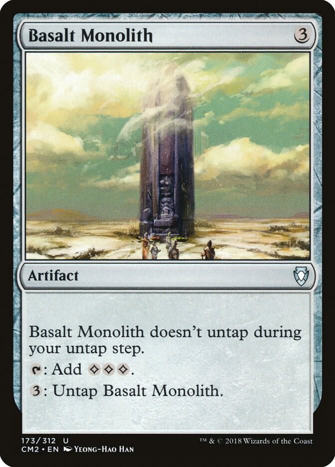 Basalt Monolith 173 card from Commander Anthology Volume II