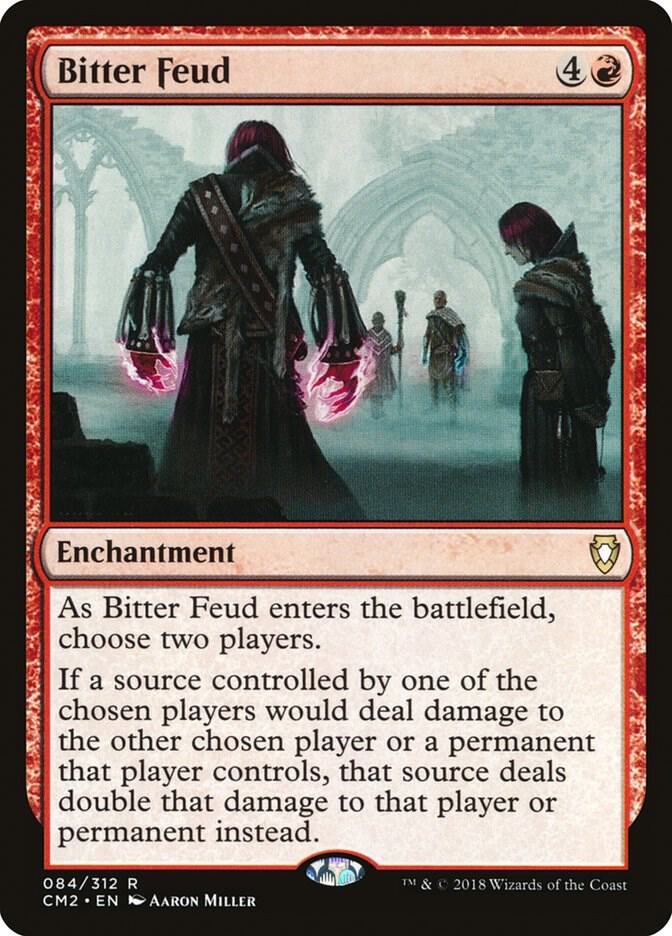 Bitter Feud 84 card from Commander Anthology Volume II