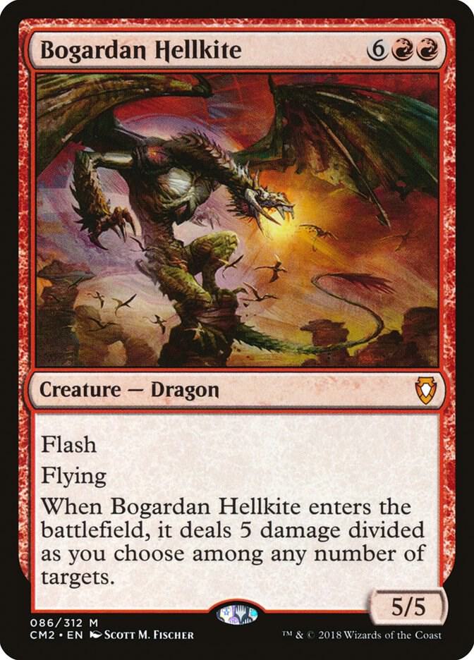 Bogardan Hellkite 86 card from Commander Anthology Volume II