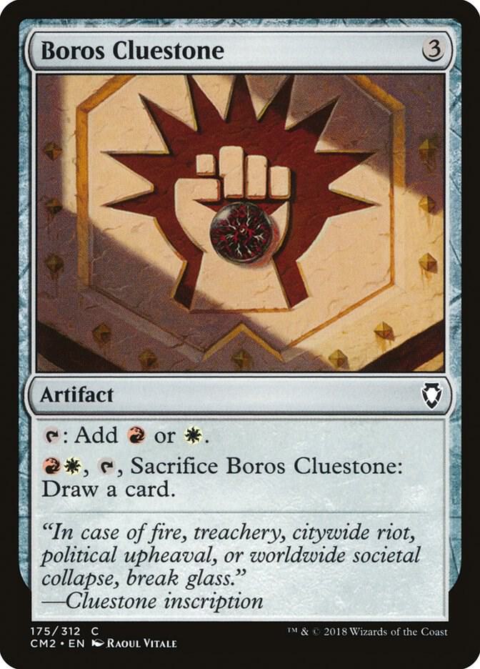 Boros Cluestone 175 card from Commander Anthology Volume II