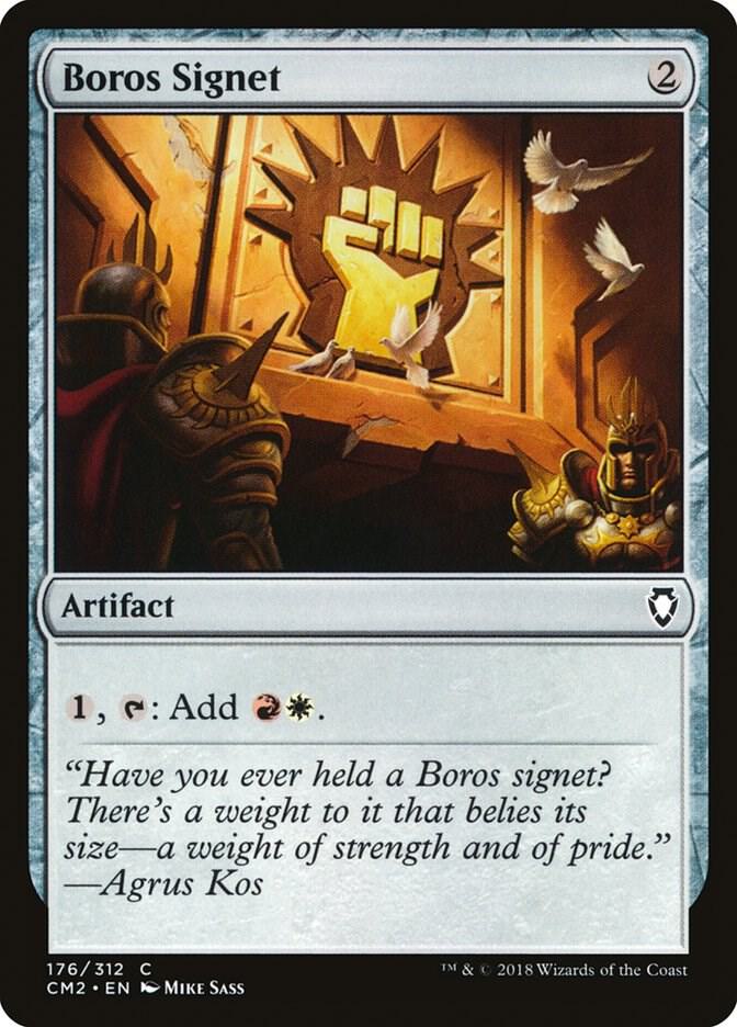 Boros Signet 176 card from Commander Anthology Volume II