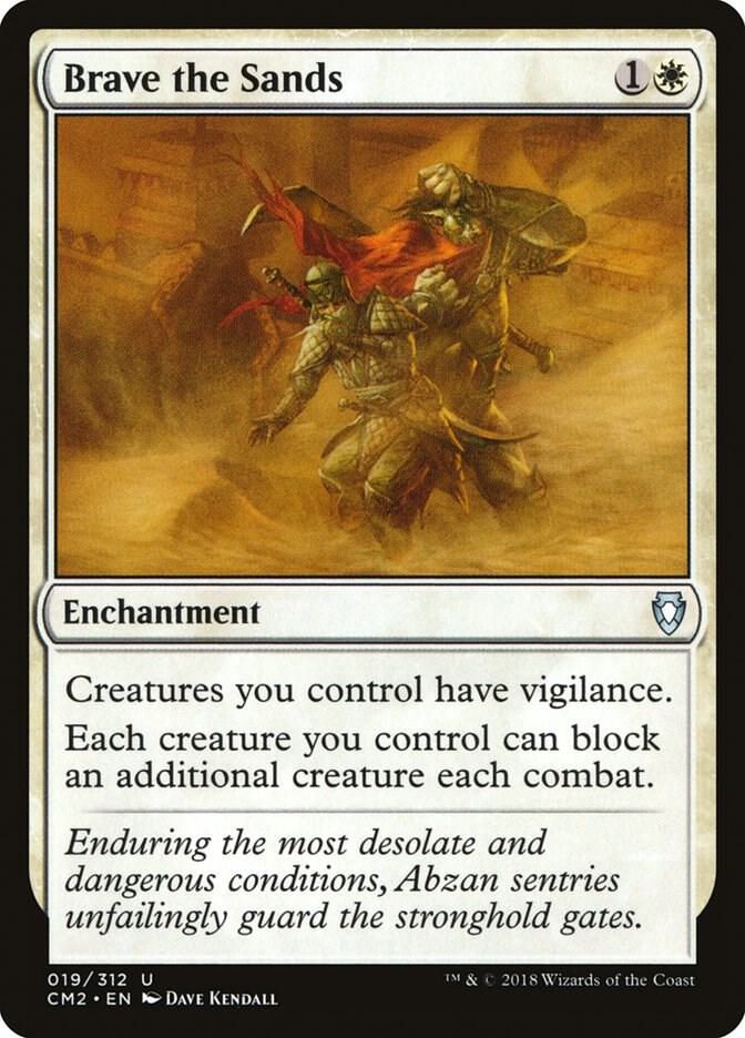 Brave the Sands 19 card from Commander Anthology Volume II
