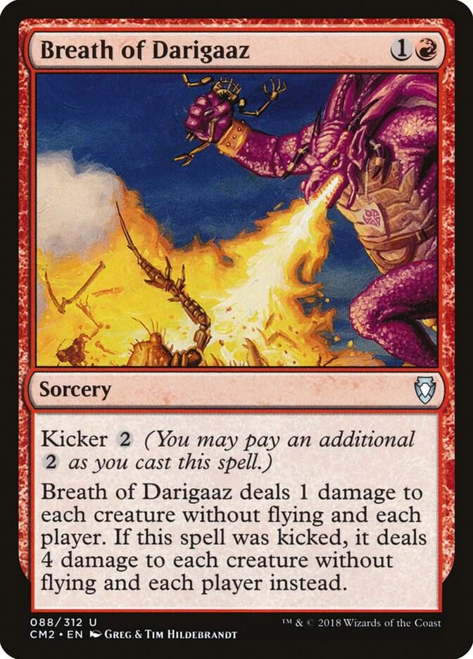 Breath of Darigaaz 88 card from Commander Anthology Volume II