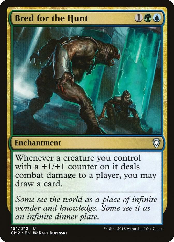 Bred for the Hunt 151 card from Commander Anthology Volume II