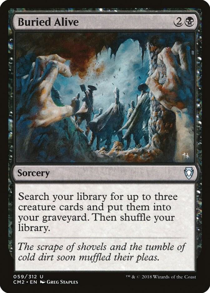 Buried Alive 59 card from Commander Anthology Volume II