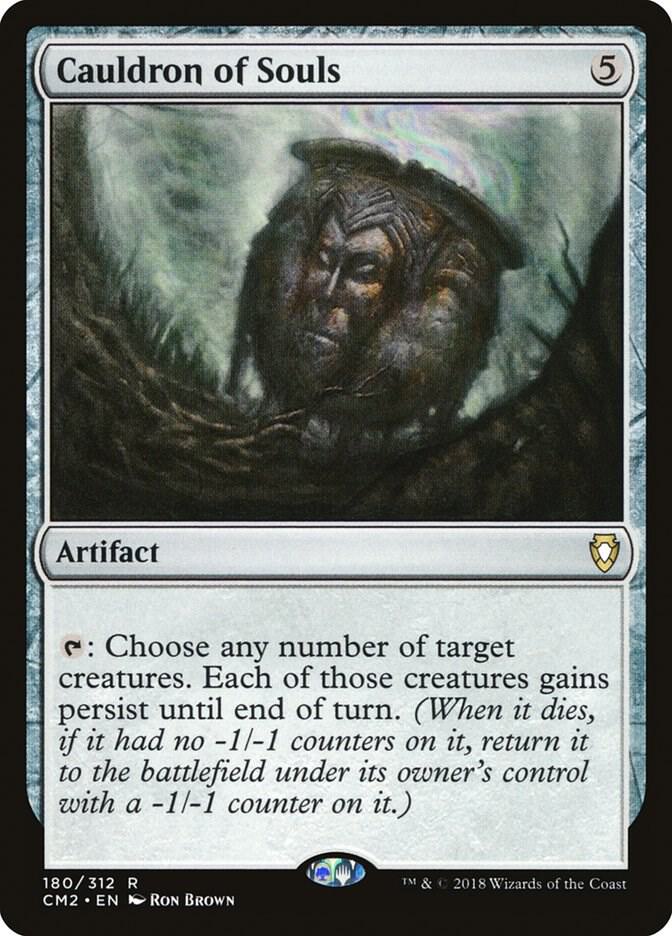 Cauldron of Souls 180 card from Commander Anthology Volume II