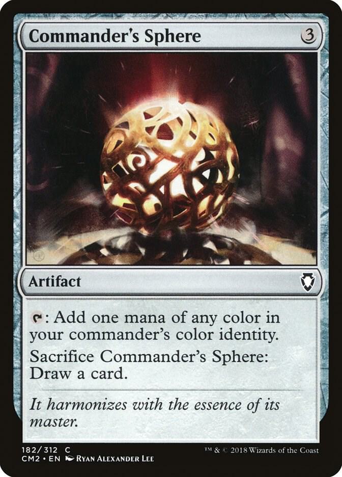 Commander's Sphere 182 card from Commander Anthology Volume II