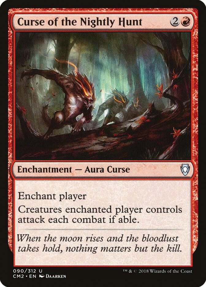 Curse of the Nightly Hunt 90 card from Commander Anthology Volume II