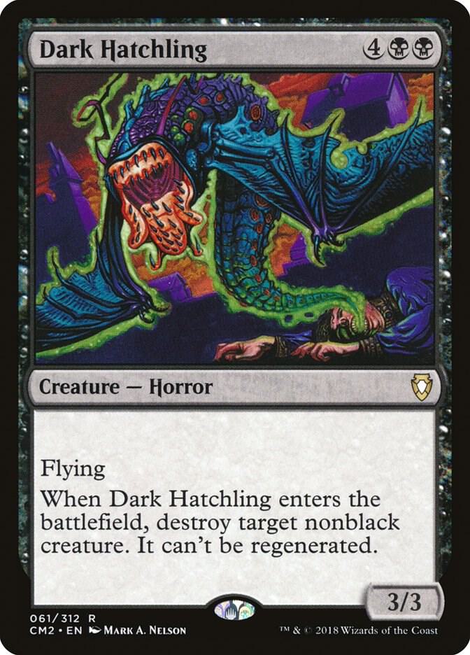 Dark Hatchling 61 card from Commander Anthology Volume II