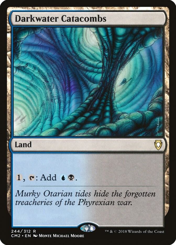 Darkwater Catacombs 244 card from Commander Anthology Volume II