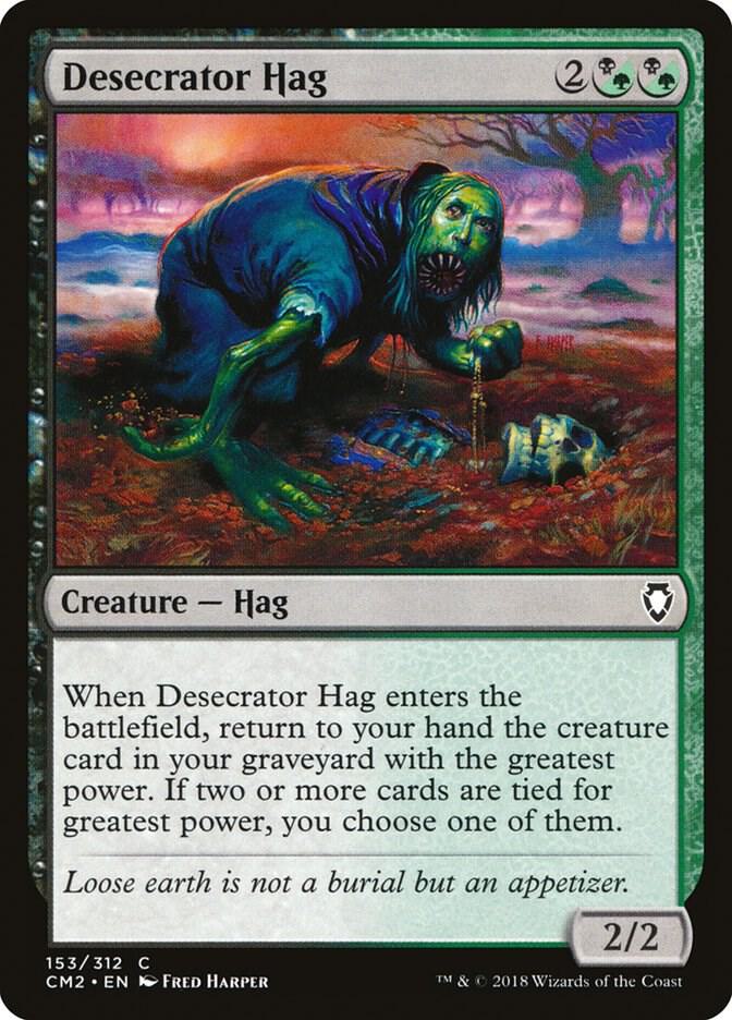 Desecrator Hag 153 card from Commander Anthology Volume II