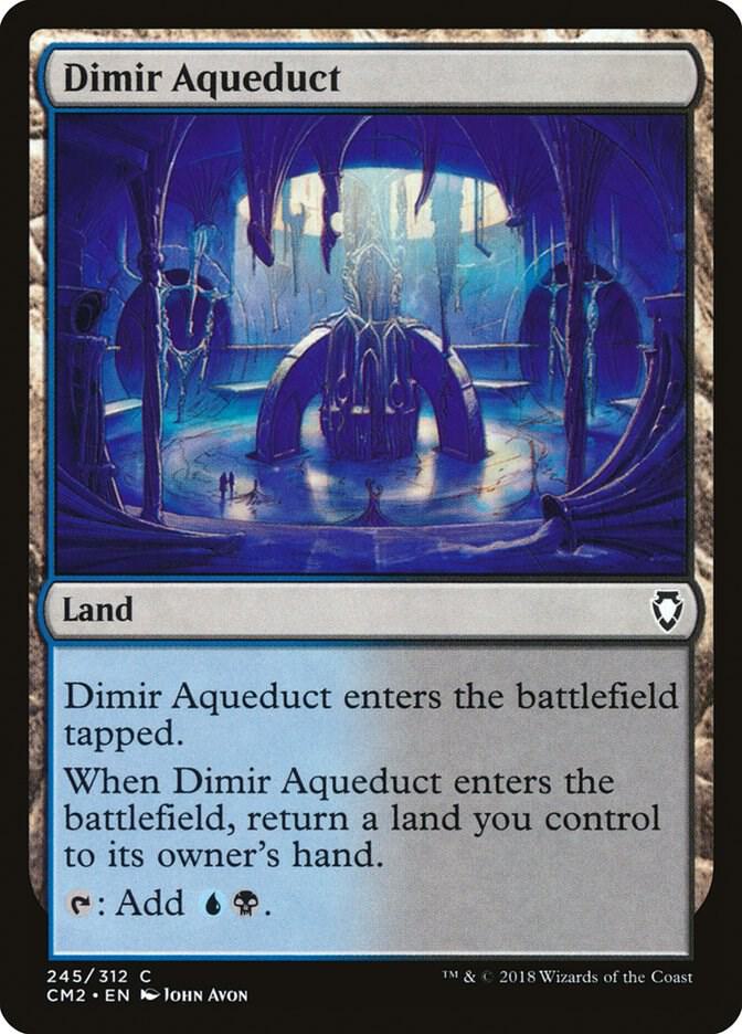 Dimir Aqueduct 245 card from Commander Anthology Volume II