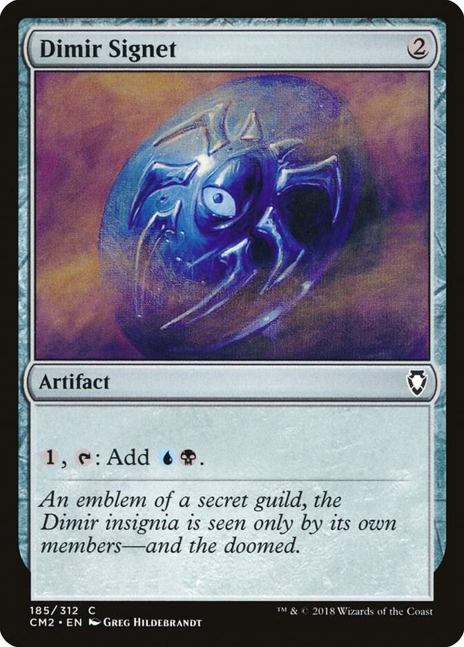 Dimir Signet 185 card from Commander Anthology Volume II