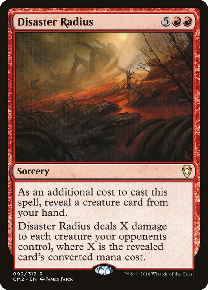 Disaster Radius 92 card from Commander Anthology Volume II