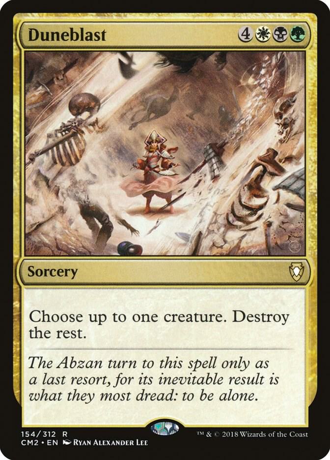 Duneblast 154 card from Commander Anthology Volume II