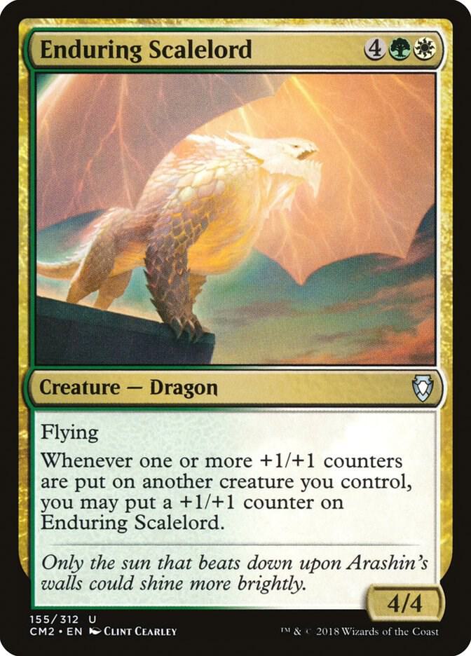 Enduring Scalelord 155 card from Commander Anthology Volume II