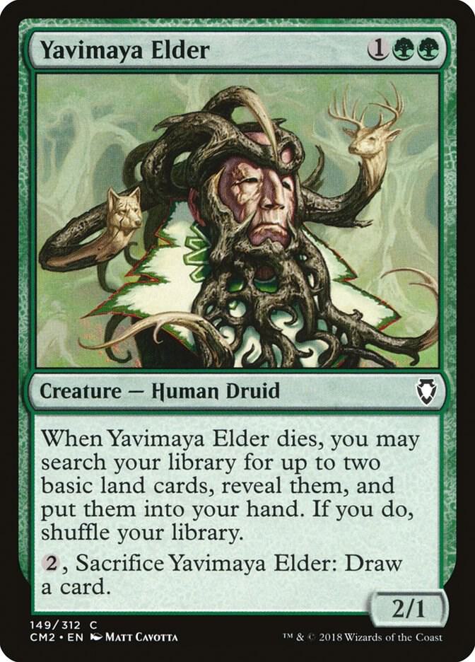 Yavimaya Elder 149 card from Commander Anthology Volume II