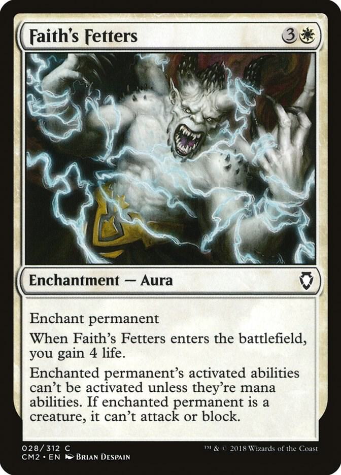 Faith's Fetters 28 card from Commander Anthology Volume II