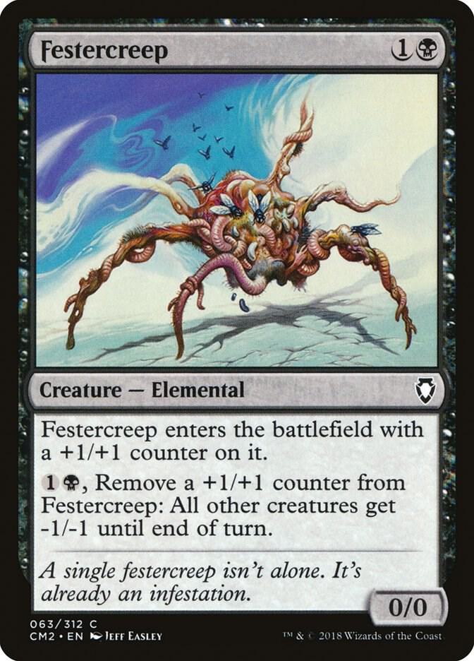 Festercreep 63 card from Commander Anthology Volume II